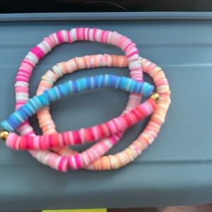 Clay bracelets 3 $15